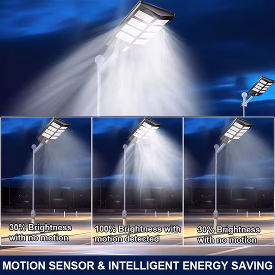 중국 Solarhersteller 알루미늄 2000/1000/800/600/500 W/400/300/200/100 W LED 센서 IP66 Straße 실외 올인원 카메라 ABS COB 벽 홍수 정원 도로 조명